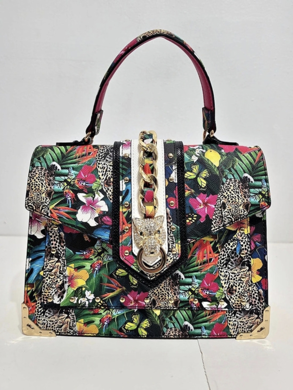 ALDO Baro Top Handle Crossbody Handbag Multicolor Satchel